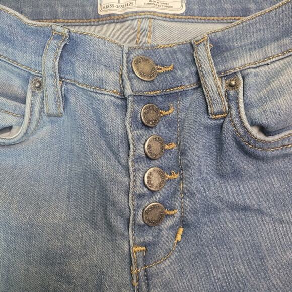 Free People Reagan Skinny Jeans Size 25 Button Front – EUC - Picture 3 of 9